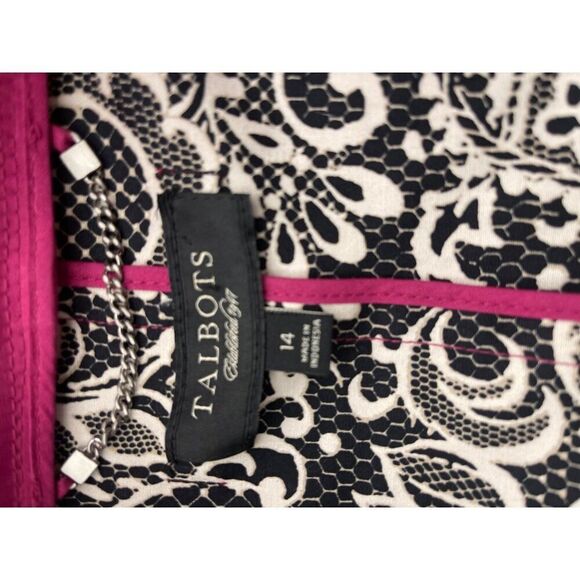 Talbots Women Pink Double Breasted Pea Coat Size 14 - Picture 11 of 12